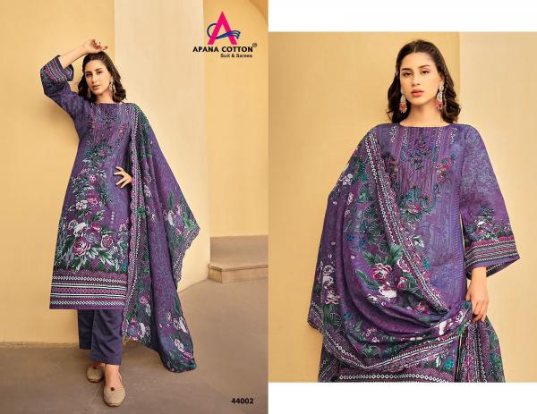 Apana Cotton Razia Sultan Vol 44 Cotton Dress Material Collection